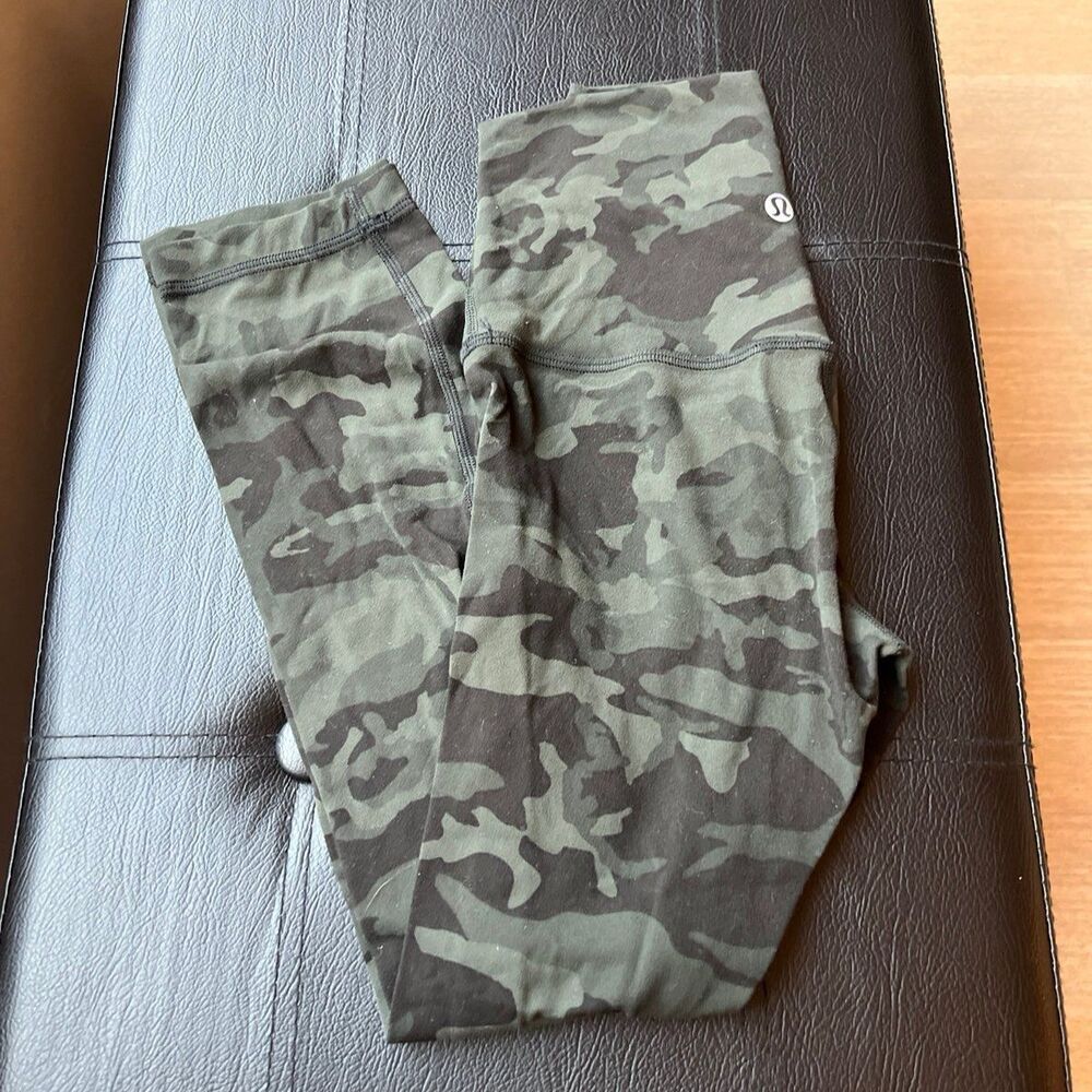 Lululemon Align Leggings Green Camo